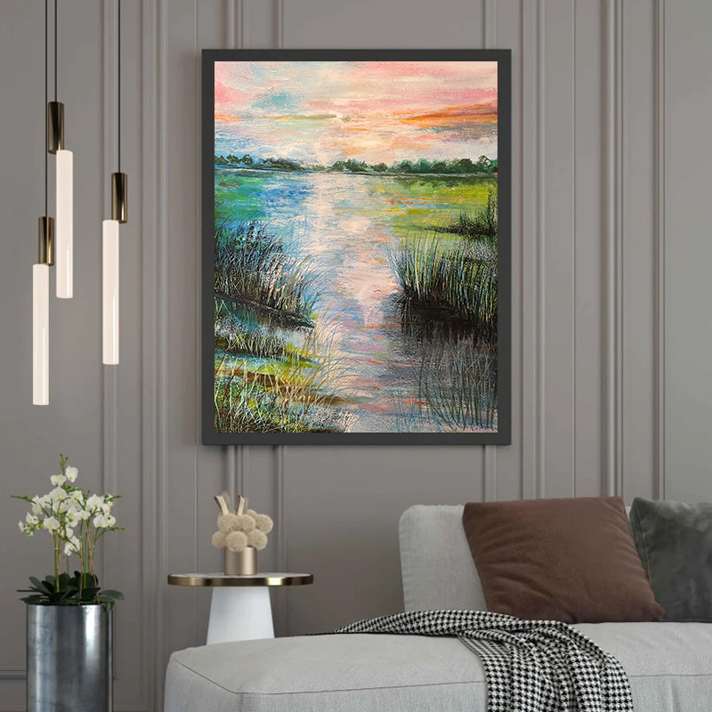 In the Marsh - frame photo